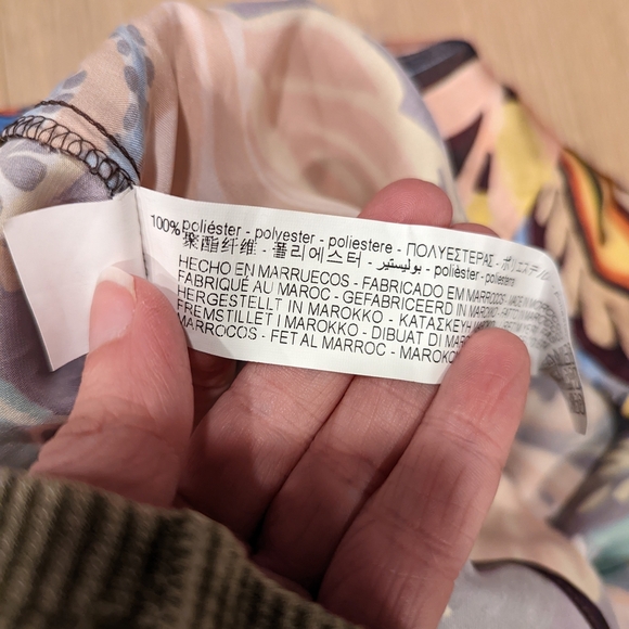 Colorful Paisley Women's Blouse - Picture 2 of 8